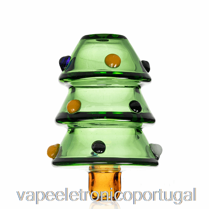 Vape Eletrônico Hemper árvore De Natal Vidro Carb Cap Verde